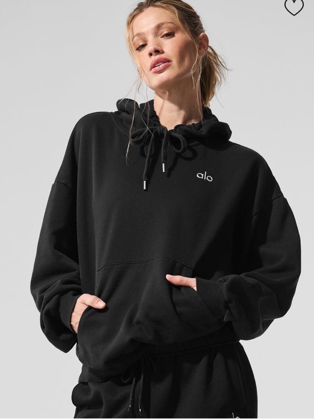 🆕 NWT 🆕 ALO Yoga Black Accolade Hoodie - unisex Medium